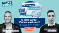 Webseminar &quot;10 Jahre CumEx – Was war, was kommt?&quot;