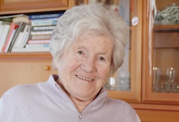 Betty Wiedemann, 97, hat keine Angst vor Corona